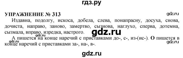 ГДЗ по русскому языку 10‐11 класс  Гольцова  Базовый уровень учебник 2022 / часть 1 / упражнение - 313, Решебник к учебнику 2022