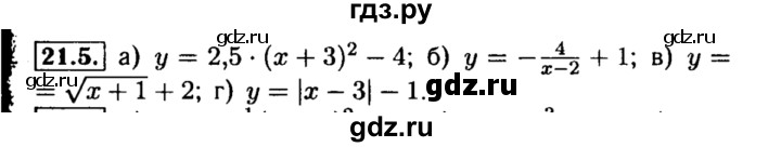 ГДЗ по алгебре 8 класс Мордкович Учебник, Задачник Базовый уровень §21 - 21.5, Решебник №2 к задачнику 2015
