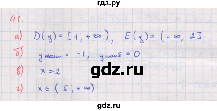ГДЗ по алгебре 8 класс Мордкович Учебник, Задачник Базовый уровень итоговое повторение - 41, Решебник к задачнику 2017