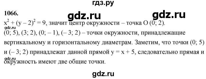 ГДЗ по геометрии 7‐9 класс  Атанасян   глава 11. задача - 1066, Решебник к учебнику 2024