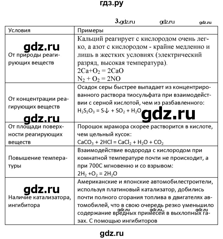 ГДЗ по химии 9 класс  Рудзитис   §3 / подумай, ответь, выполни - 3, Решебник №1 к учебнику 2016