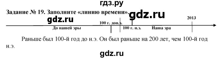ГДЗ по истории 5 класс  Годер рабочая тетрадь (Вигасин)  часть 1 / задание - 19, Решебник №1 к тетради 2016