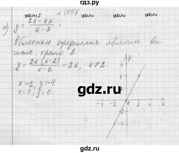 ГДЗ по алгебре 7 класс  Макарычев  Углубленный уровень упражнение - 1056, Решебник к учебнику 2013