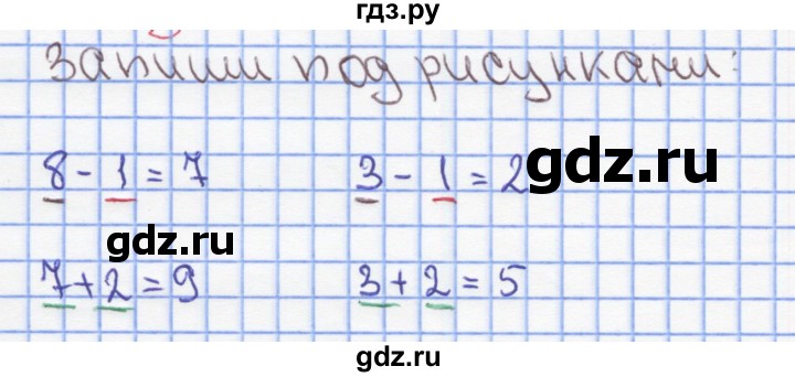 ГДЗ по математике 1 класс Бененсон рабочая тетрадь  тетрадь №3. страница - 6, Решебник №1