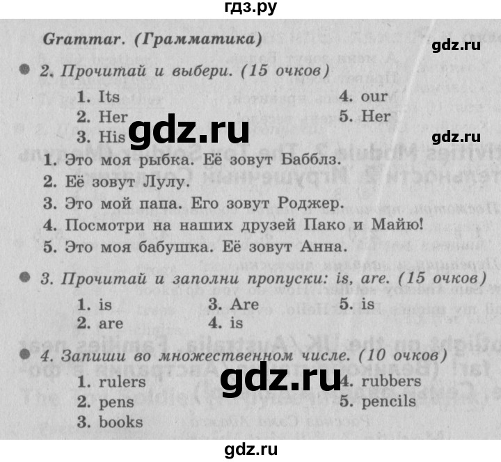 ГДЗ по английскому языку 3 класс Быкова Spotlight  часть 1. страница - 38, Решебник №2 к учебнику 2015