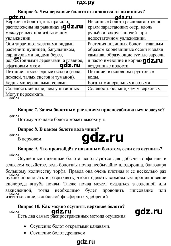 ГДЗ по биологии 6 класс Ловягин   параграф - § 29, Решебник
