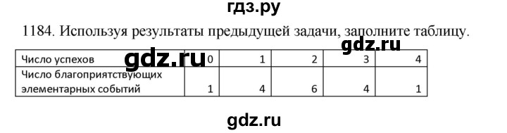 ГДЗ по алгебре 9 класс Макарычев  Углубленный уровень упражнение - 1184, Решебник к учебнику 2018