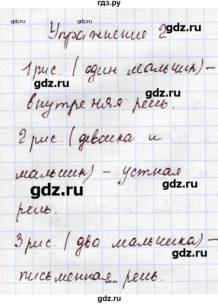 ГДЗ по русскому языку 4 класс  Канакина рабочая тетрадь  часть 1. упражнение - 2, Решебник №4 к тетради 2015