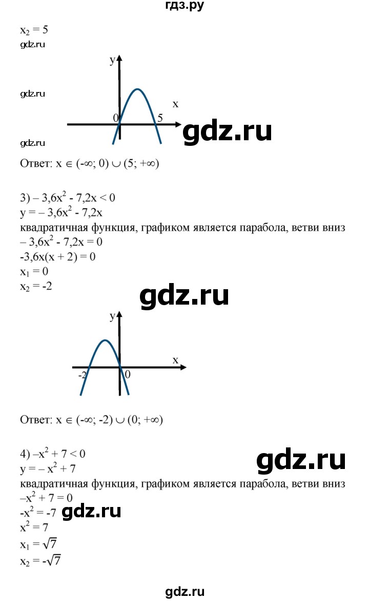 ГДЗ по алгебре 8 класс Колягин   упражнение - 664, Решебник №1