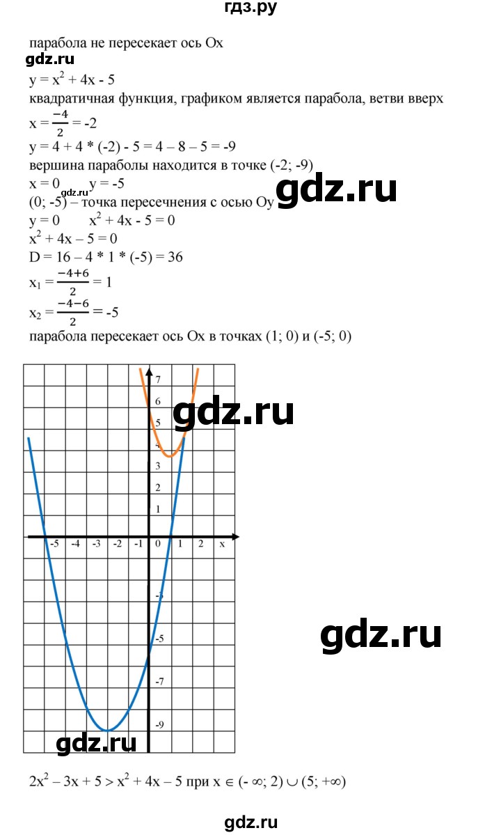 ГДЗ по алгебре 8 класс Колягин   упражнение - 698, Решебник №1