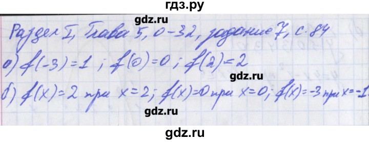 ГДЗ по алгебре 8 класс Евстафьева дидактические материалы (Дорофеев)  обучающие работы / О-32 - 7, Решебник