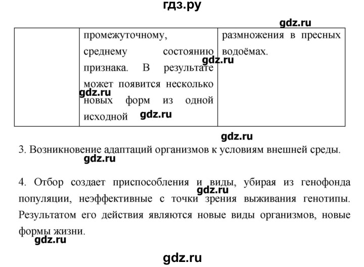 ГДЗ по биологии 10‐11 класс Пасечник рабочая тетрадь Общая биология (Каменский) Базовый уровень глава 5 - Тема 1, Решебник