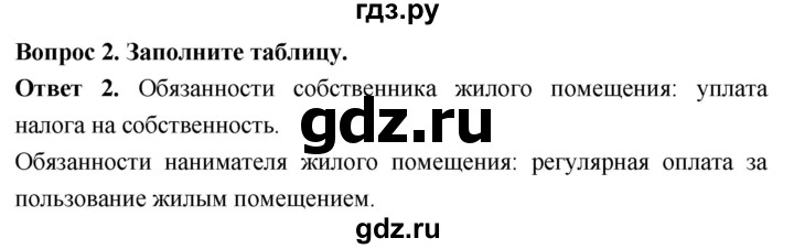 ГДЗ по обществознанию 9 класс Федорова рабочая тетрадь (Никитин)  §25 - 2, Решебник №1