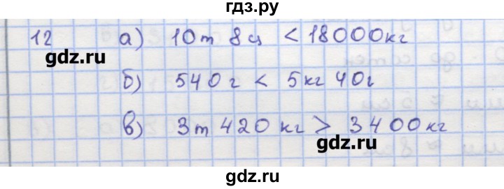 ГДЗ по математике 5 класс Кузнецова дидактические материалы (Дорофеев)  обучающие работы / О-4 - 12, Решебник №1