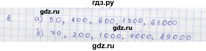 ГДЗ по математике 5 класс Кузнецова дидактические материалы (Дорофеев)  обучающие работы / О-5 - 8, Решебник №1