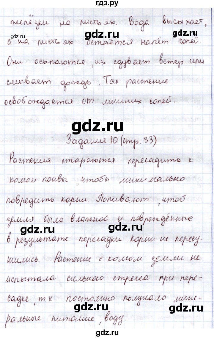 ГДЗ по экологии 6 класс Горская рабочая тетрадь  страница - 33, Решебник